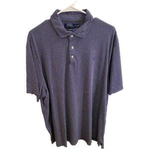 Polo Ralph Lauren Shirt Mens XxL classic fit Stretch Geometric Print